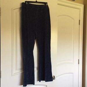Coral Bay Blue velour lounge pant. XL inseam 30”
